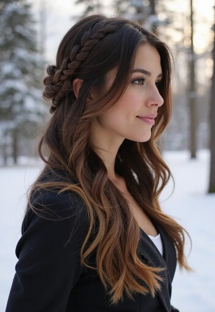 20 Trendy Winter Hairstyles for 2025 That Will Turn Heads Everywhere! - 20. Chic Twist Braid