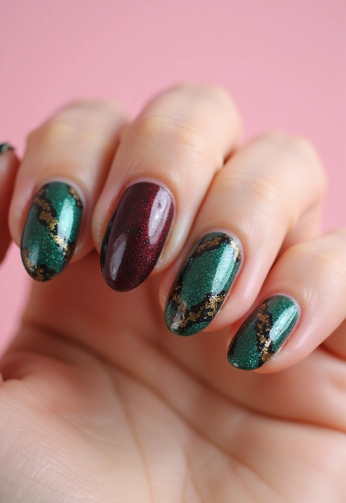 25 Mixed Animal Print Nail Designs That Will Make Your Friends Jealous! - 12. Artistic Snake Print