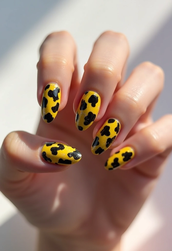 25 Mixed Animal Print Nail Designs That Will Make Your Friends Jealous! - 2. Fierce Leopard Spots