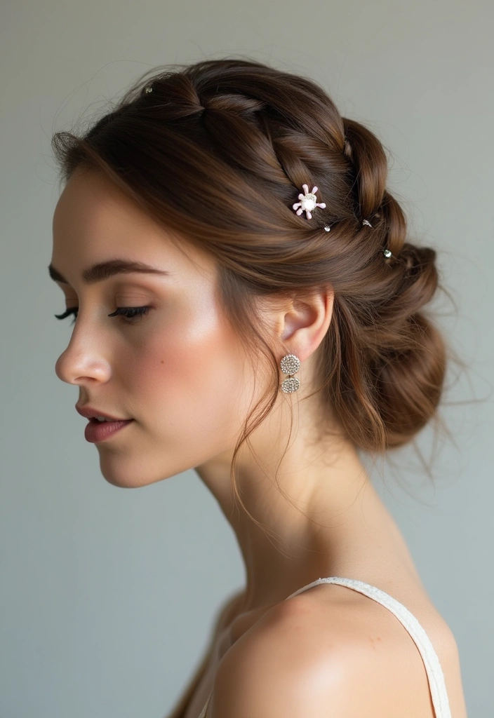 25 Stunning Braided Hairstyles That Will Make You Want to Try #12 ASAP! - 24. Braid and Bun Combo