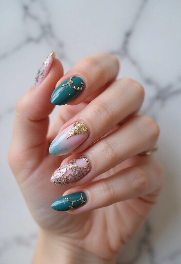 25 Trendy Nail Designs You Must Try in 2025 (Prepare to Be WOWed by #12!) - 12. Layered Art (Get Ready to Be WOWed!)