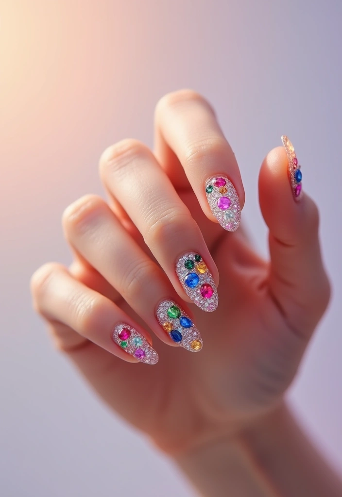 25 Trendy Nail Details You Need to See to Believe—#15 Is a Game Changer! - 1. Gemstone Accents