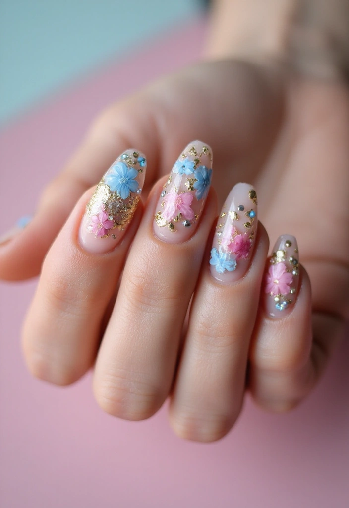 25 Trendy Nail Details You Need to See to Believe—#15 Is a Game Changer! - 11. 3D Floral Accents
