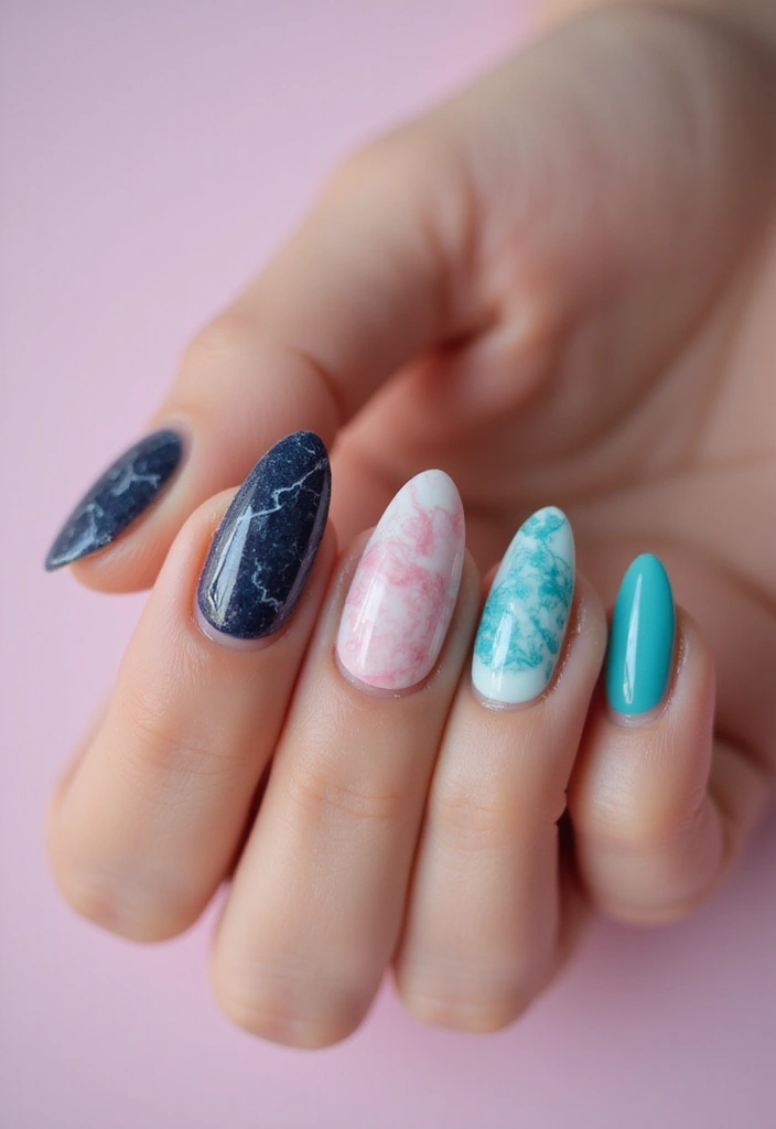 25 Trendy Nail Details You Need to See to Believe—#15 Is a Game Changer! - 12. Marble Patterns