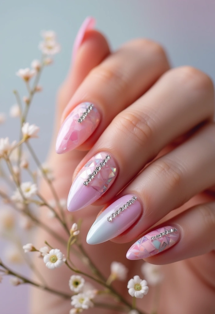 25 Trendy Nail Details You Need to See to Believe—#15 Is a Game Changer! - 2. Rhinestone Lines