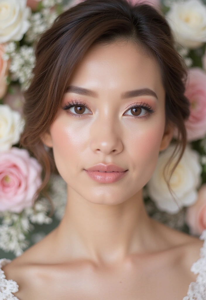 5 Soft and Elegant Wedding Makeup Looks That Will Take Your Breath Away! - 1. Ethereal Glow with Soft Pastels