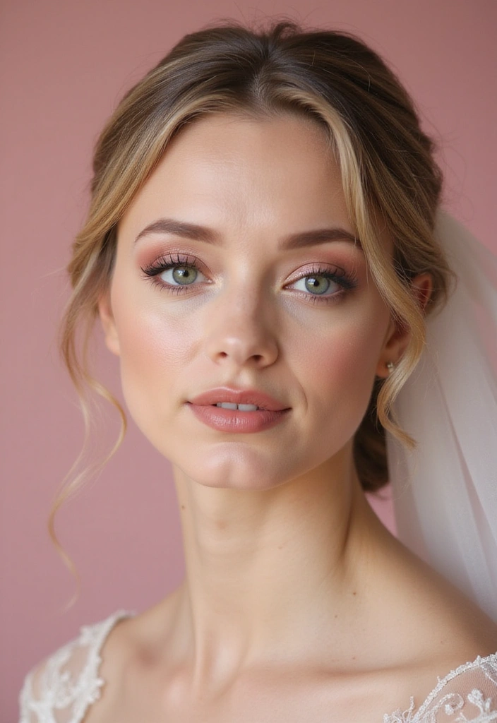 5 Soft and Elegant Wedding Makeup Looks That Will Take Your Breath Away! - 2. Classically Romantic with Rosy Tones