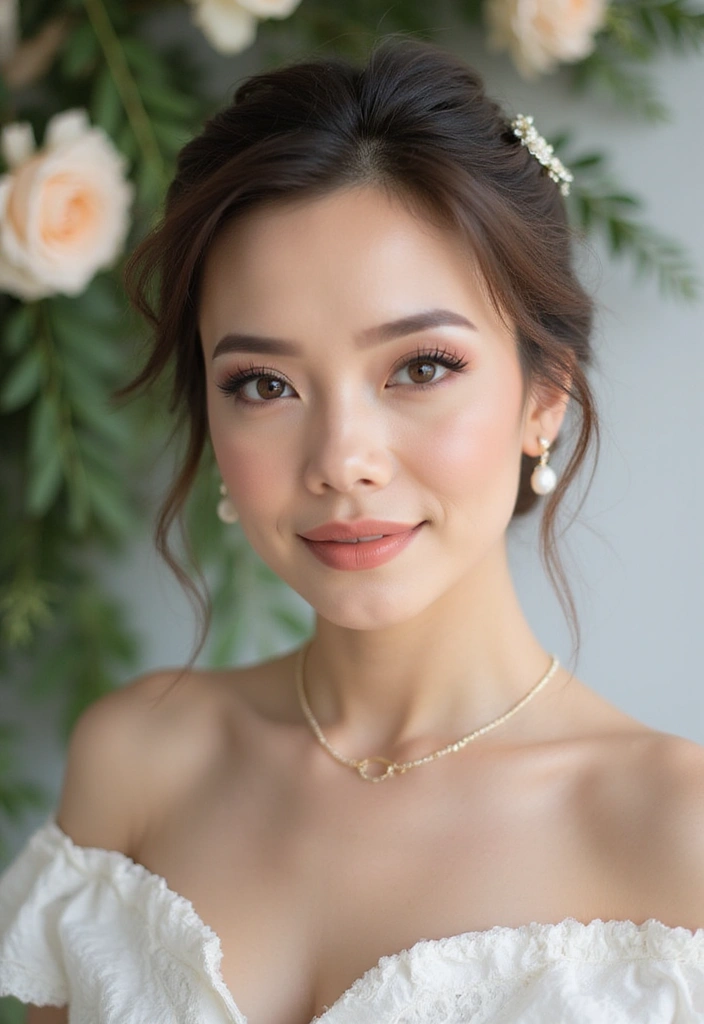 5 Soft and Elegant Wedding Makeup Looks That Will Take Your Breath Away! - 5. Glowing Skin with Minimalist Makeup