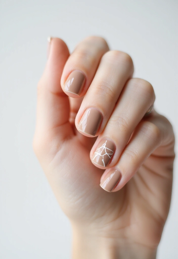 10 Stunning Fall Nails in Brown That Will Turn Heads This Season! - 7. Minimalist Brown Designs