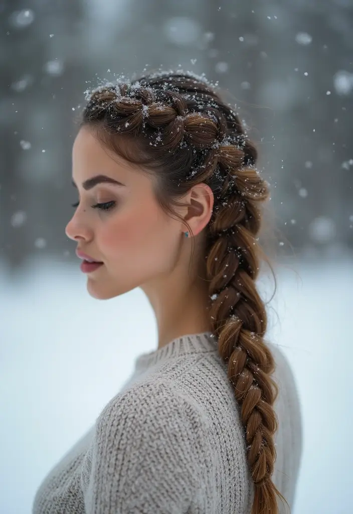 12 Stunning Winter Hair Braids That'll Keep You Cozy and Chic (You Won't Believe #8!) - 1. The Classic Dutch Braid