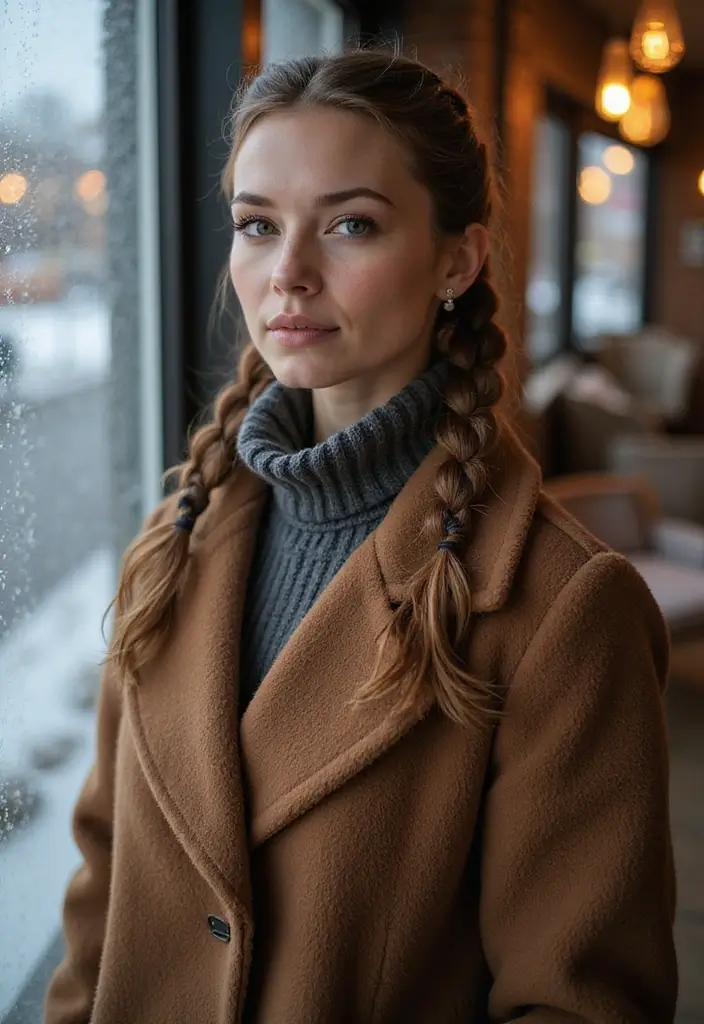 12 Stunning Winter Hair Braids That'll Keep You Cozy and Chic (You Won't Believe #8!) - 10. The Braided Ponytail