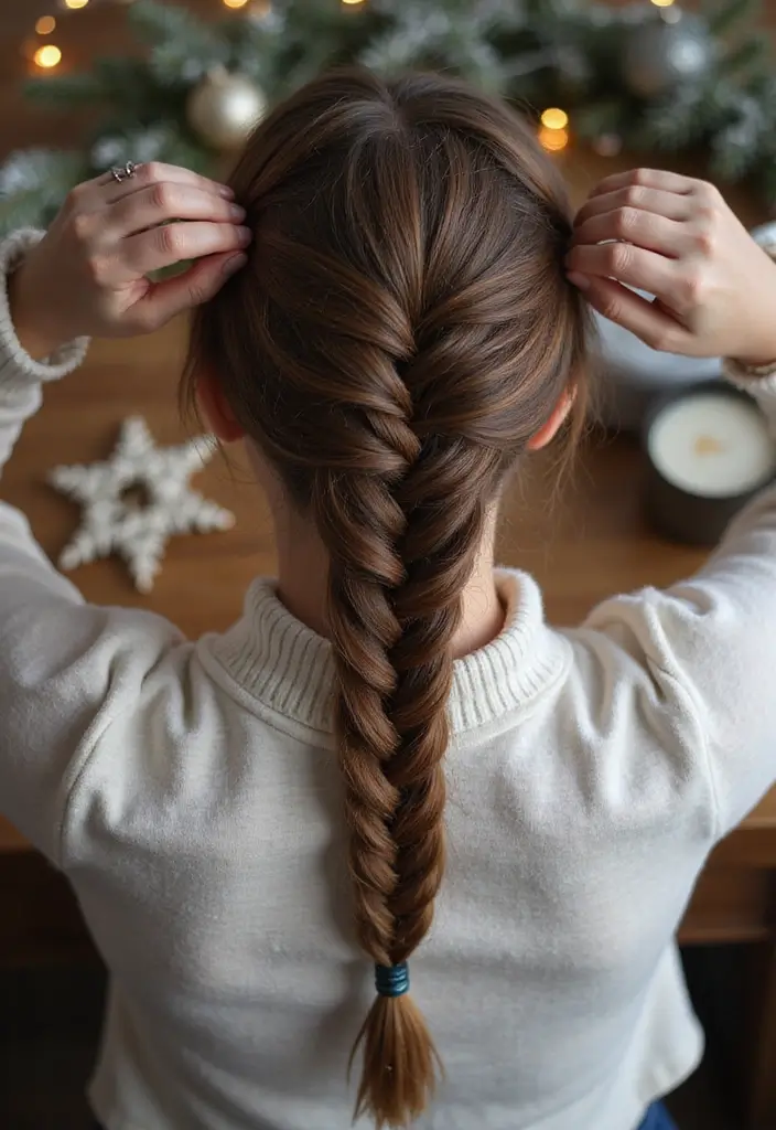 12 Stunning Winter Hair Braids That'll Keep You Cozy and Chic (You Won't Believe #8!) - 11. Four-Strand Braid