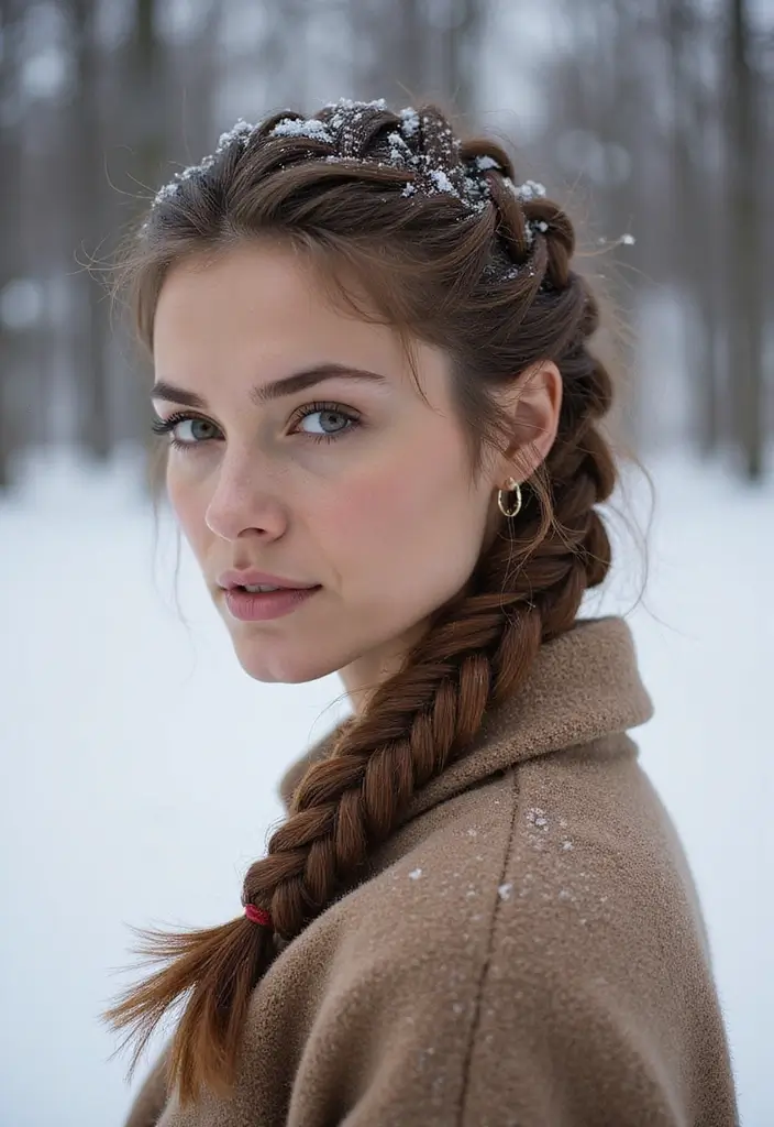 12 Stunning Winter Hair Braids That'll Keep You Cozy and Chic (You Won't Believe #8!) - 12. Knotted Braid