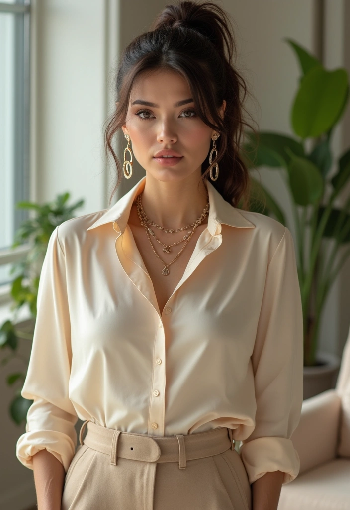 15 Moños Chic para Eventos que Te Harán Lucir como una Estrella (¡El #3 es Impresionante!) - 10. Moño con Coleta Lateral