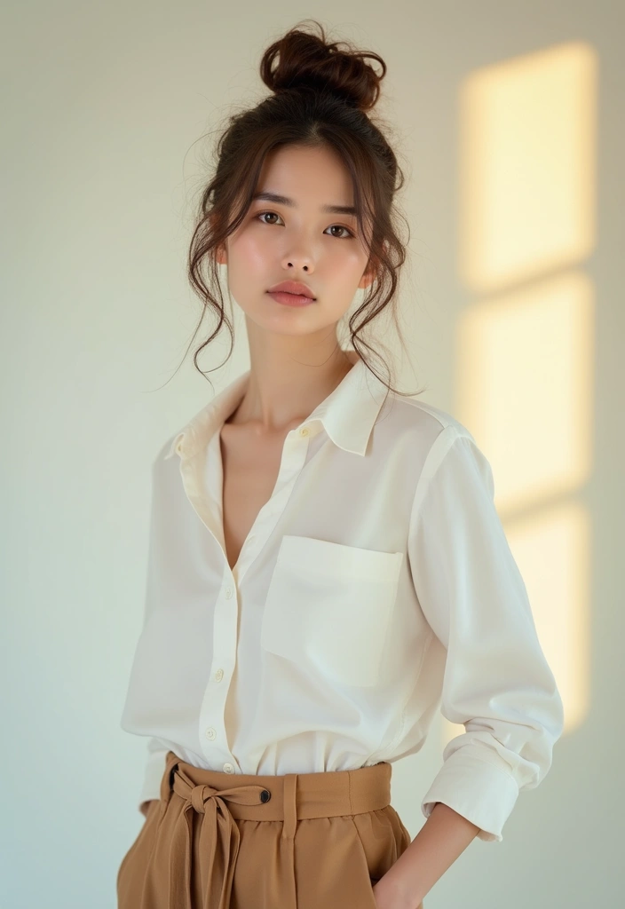 15 Moños Chic para Eventos que Te Harán Lucir como una Estrella (¡El #3 es Impresionante!) - 6. Moño con Rizos Sueltos