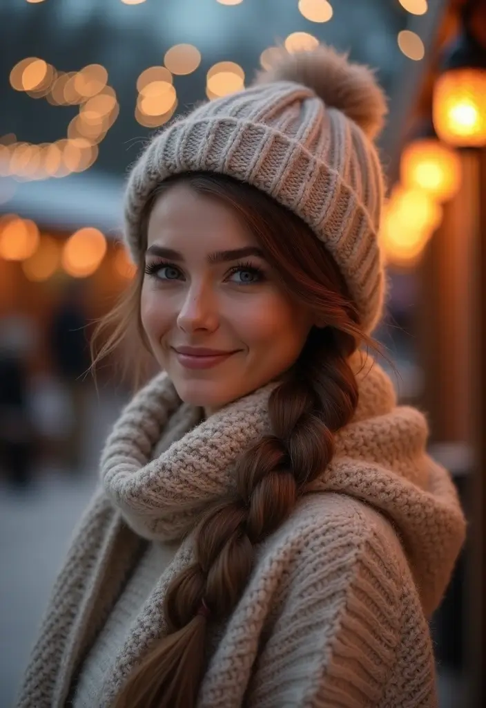 10 Stunning Winter Hair Braids to Keep You Cozy and Chic! - 3. The Side Braid