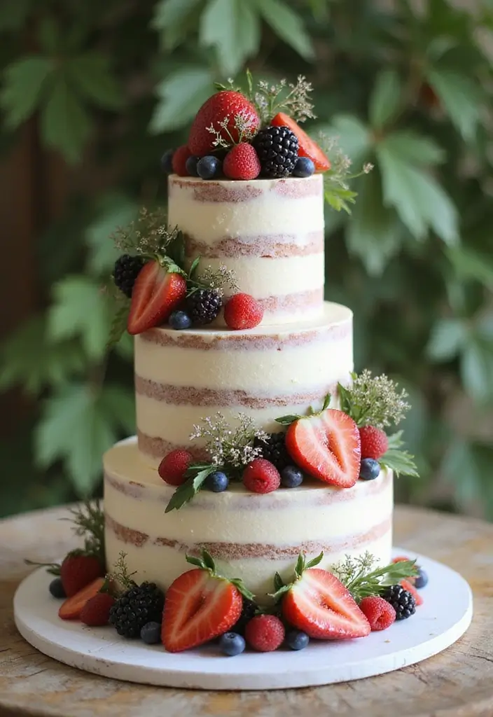 17 Mouth-Watering Wedding Cake Designs That’ll Leave You Drooling (#6 Will Blow Your Mind!) - 11. Vegan and Gluten-Free: Inclusive Cakes