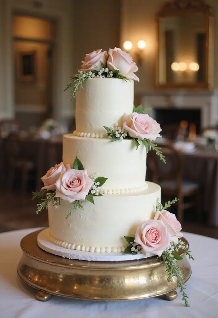 17 Mouth-Watering Wedding Cake Designs That’ll Leave You Drooling (#6 Will Blow Your Mind!) - 8. Classic Elegance: Tiered Cakes