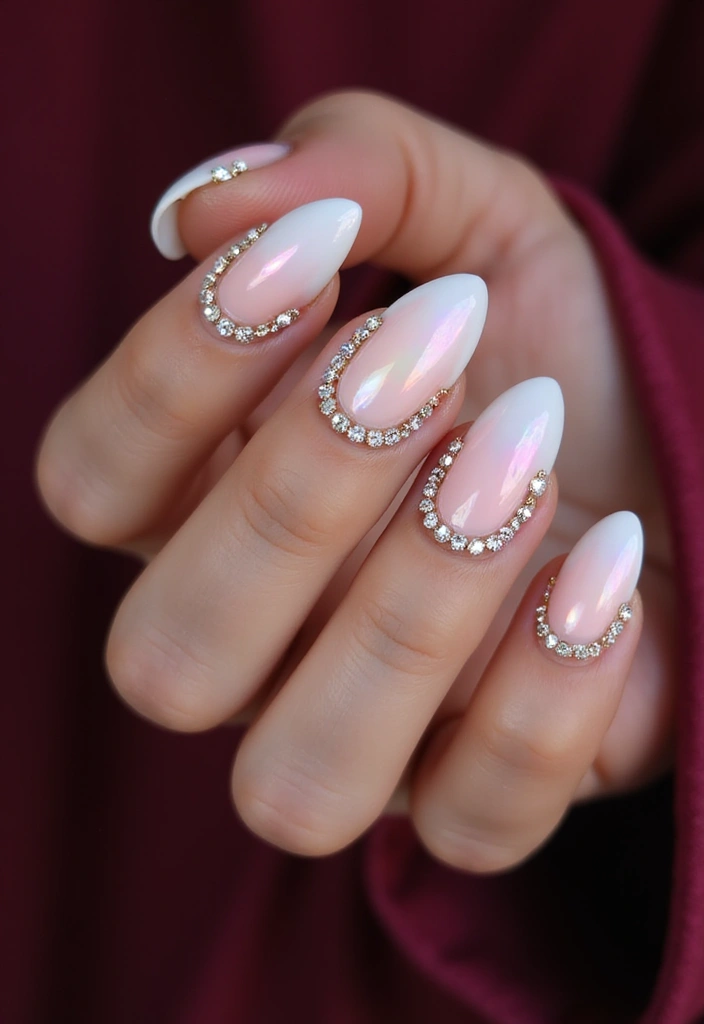 20 Unique 3D Nail Ideas That Will Inspire Your Next Manicure (You Won't Believe #3!) - 4. Sparkling Crystal Tips