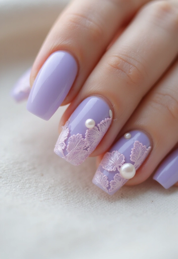 20 Unique 3D Nail Ideas That Will Inspire Your Next Manicure (You Won't Believe #3!) - 8. 3D Lace Details