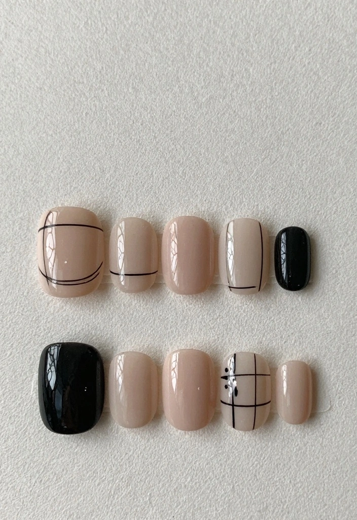 15 Hottest Nail Art Designs That'll Make You Want to Book Your Next Mani ASAP! - 13. Minimalist Lines