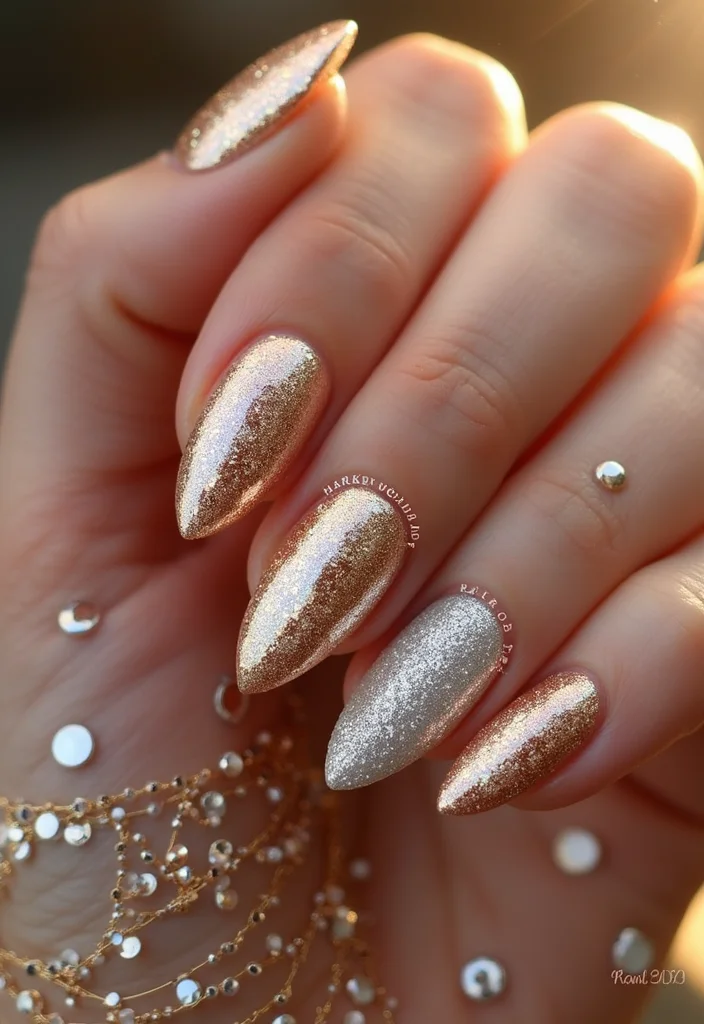 15 Hottest Nail Art Designs That'll Make You Want to Book Your Next Mani ASAP! - 4. Metallic Marvel