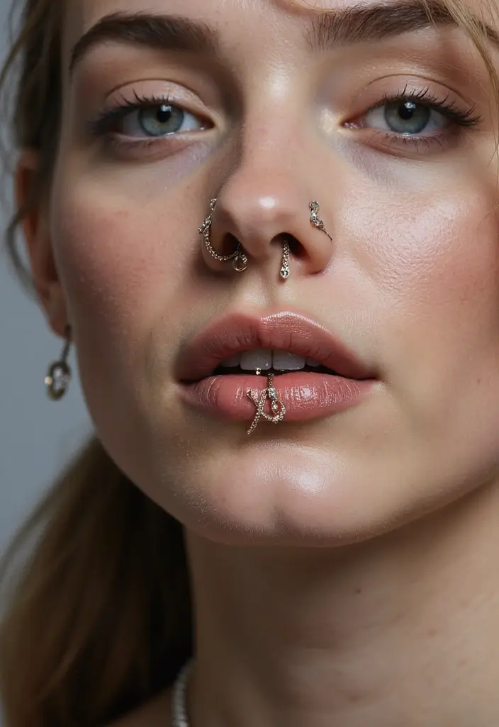 15 Unique Body Piercings That Will Make Everyone Stop and Stare! - 10. Lip Piercing