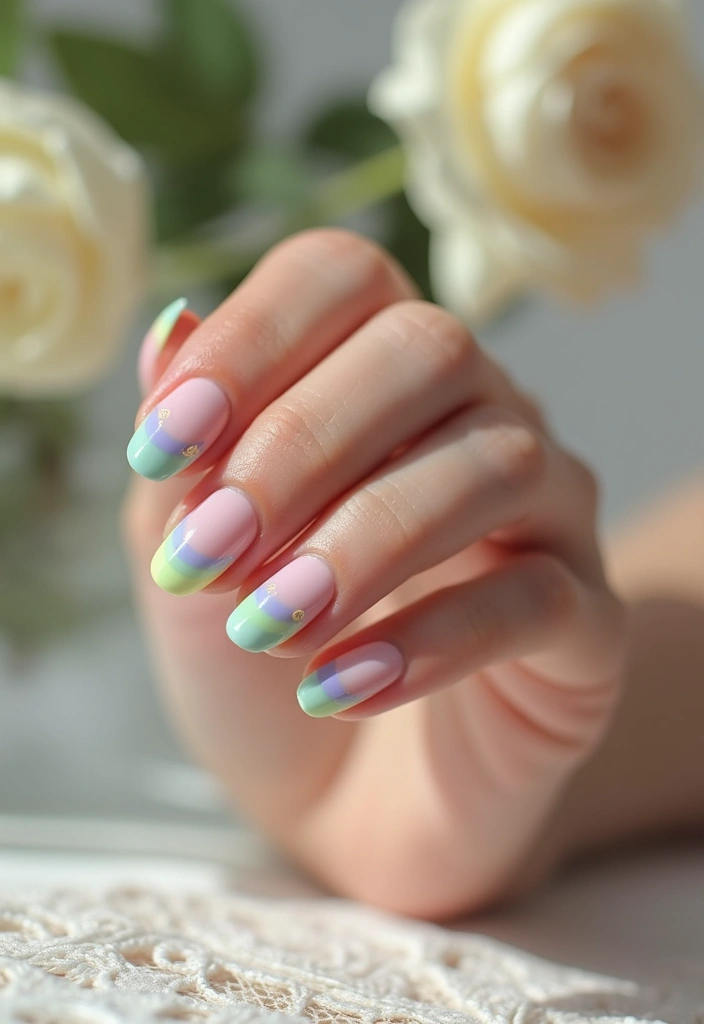 18 Trendy Colorful French Tip Nails That Will Have Everyone Asking for Your Nail Artist! - 16. Classic Meets Colorful