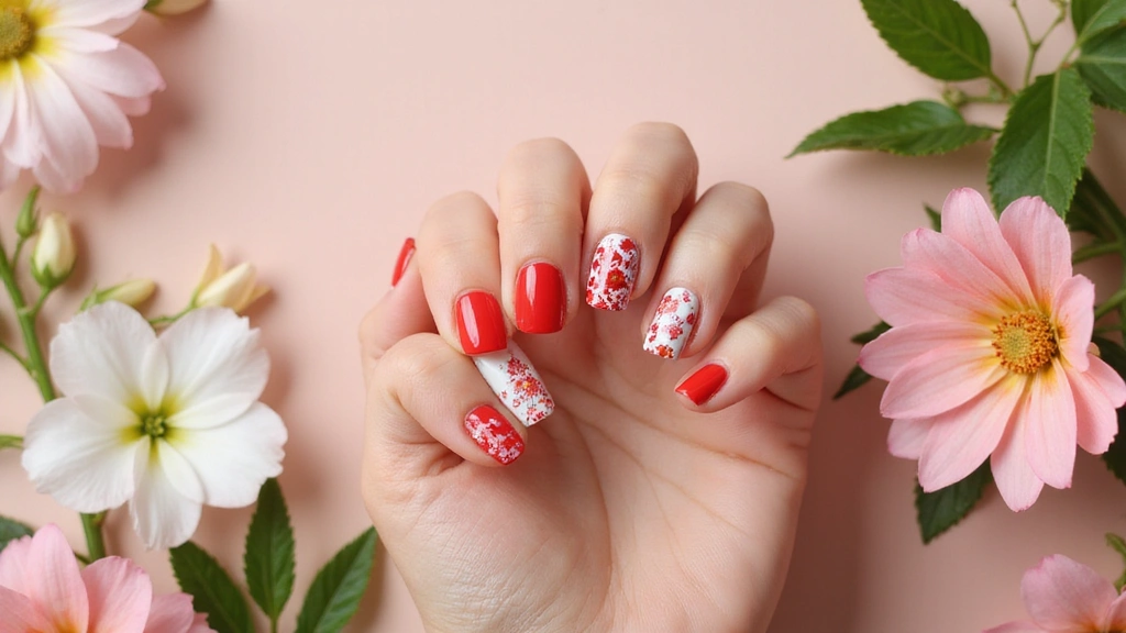 15 Spring Nail Designs with Red Accents That Will Have Everyone Asking for Your Secret!