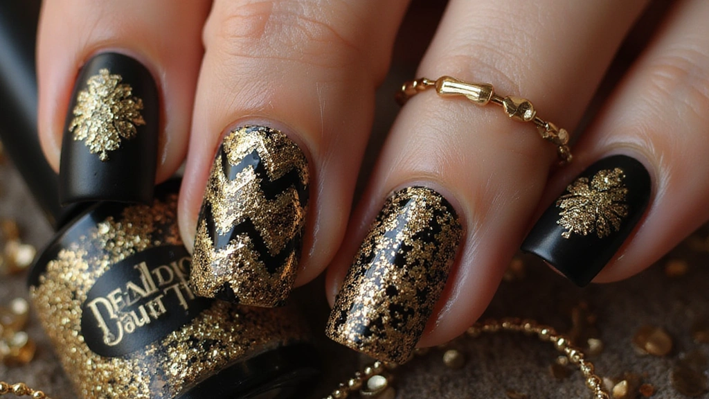 18 Trendy Black and Gold Nail Designs You Need to Try Right Now (Trust Us, #5 Is a Showstopper!)