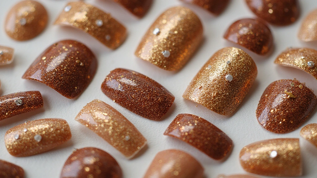 12 Stunning Goddess Brown Gold 3D Gel Nails That'll Make Heads Turn!
