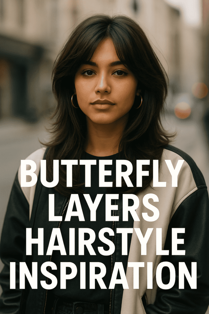 Butterfly Layers Hairstyle Inspiration: Effortless Face-Framing Elegance