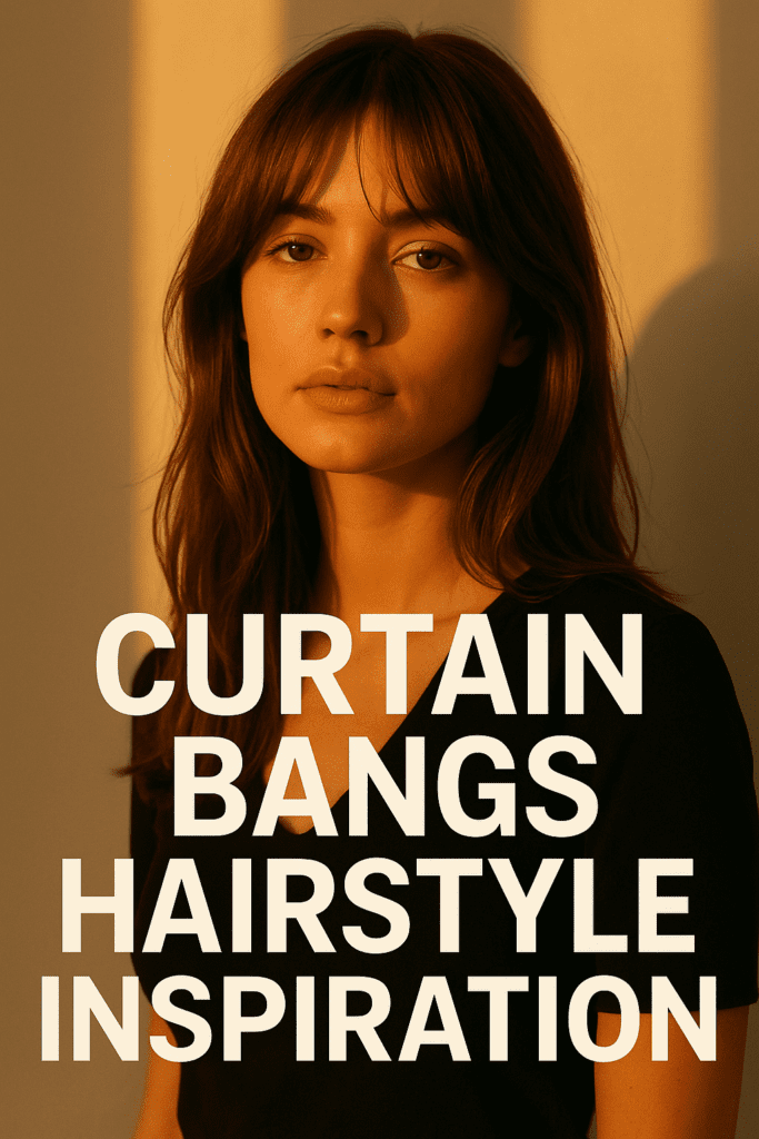 Curtain Bangs Hairstyle Inspiration: Your Guide to Face-Framing Elegance