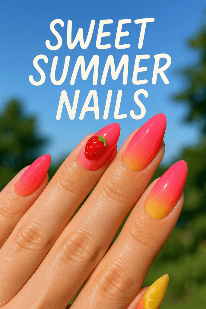 Sweet Strawberry Lemonade Nails: Fresh Summer Design Ideas