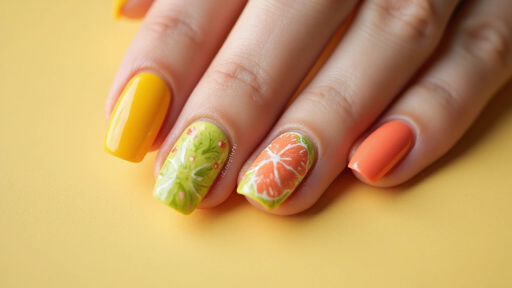 19 Citrus Nail Designs That Will Have You Feeling Fresh and Fabulous!