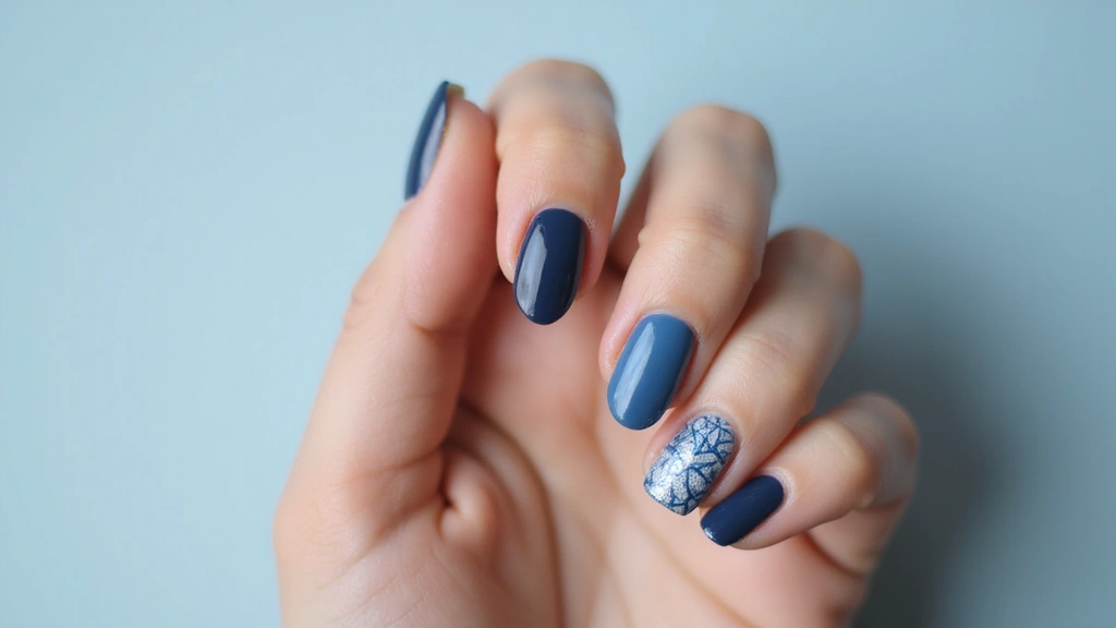13 Creative Blue Steel and Navy Nail Designs That Are Pure Art! - The Glow Grove HQ | Skincare Tips, Clean Beauty & Women's Wellness