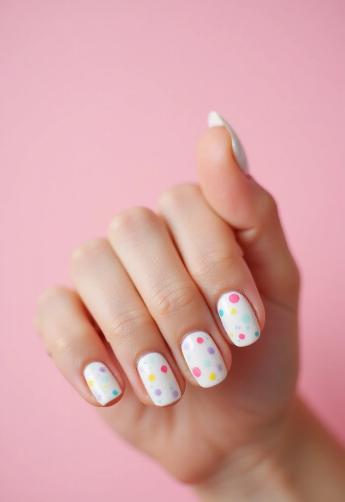 14 Glaze Donut Nail Designs for 2025 That Will Make You Drool! - 7. Funfetti Party Nails