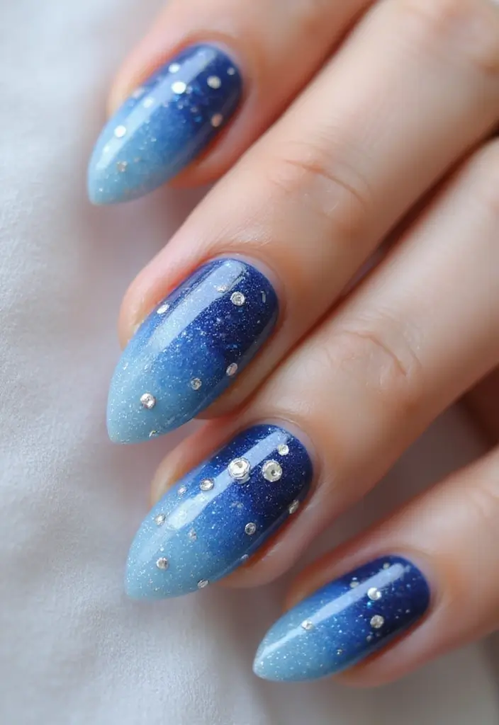 19 Dazzling Glitter Nail Designs for 2025 That Will Make You Sparkle! - 1. Ombré Glitter Bliss
