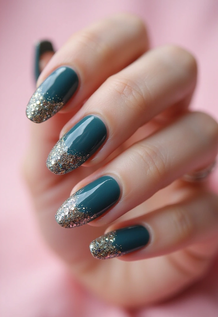 19 Dazzling Glitter Nail Designs for 2025 That Will Make You Sparkle! - 13. Glitter Drip Nails
