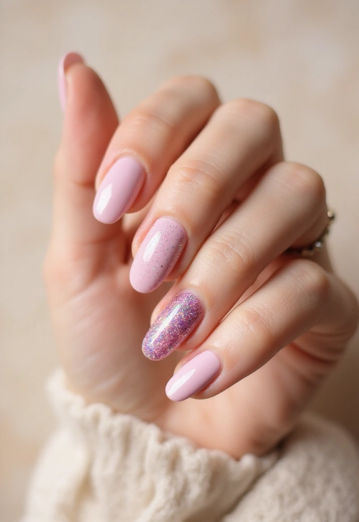 19 Dazzling Glitter Nail Designs for 2025 That Will Make You Sparkle! - 15. Glitter Accent Nails