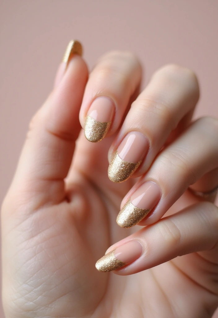 19 Dazzling Glitter Nail Designs for 2025 That Will Make You Sparkle! - 3. Glitter French Tips