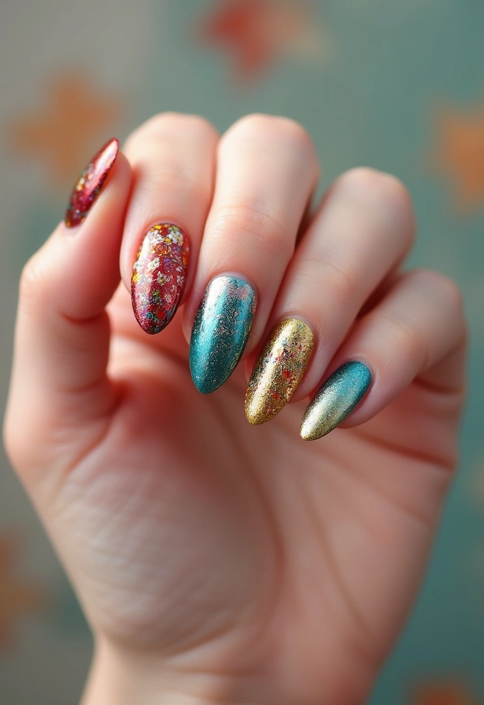 15 Stunning Chrome Nail Designs That'll Make You Want to Book Your Next Manicure ASAP! - 15. Seasonal Chrome Themes