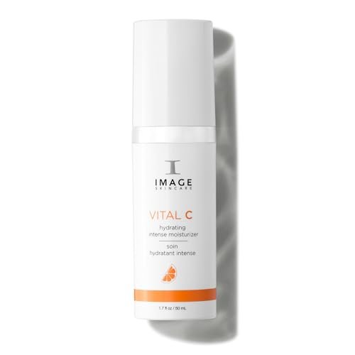 IMAGE Skincare, VITAL C Hydrating Intense Moisturizer, Lightweight Face Lotion with Hyaluronic Acid and Shea Butter, for Dry Skin, 1.7 fl oz.