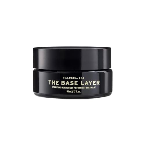 Caldera + Lab The Base Layer | Men's Organic Face Cream Moisturizer for Dry, Sensitive, & Normal Skin – Vegan, Natural & Antioxidant Packed Facial Skincare