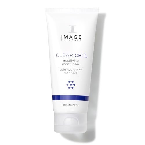 IMAGE Skincare, CLEAR CELL Mattifying Moisturizer, Facial Lotion Hydrates Oily Prone Skin, Removes Excess Shine, 2 oz