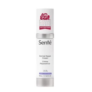 Senté Dermal Repair Facial Cream | Nourishing for Rosacea & Sensitive Skin | Hydrate & Rejuvenate | with Patented HSA, Vitamin E & Green Tea Extract - 1.7 Fl Oz