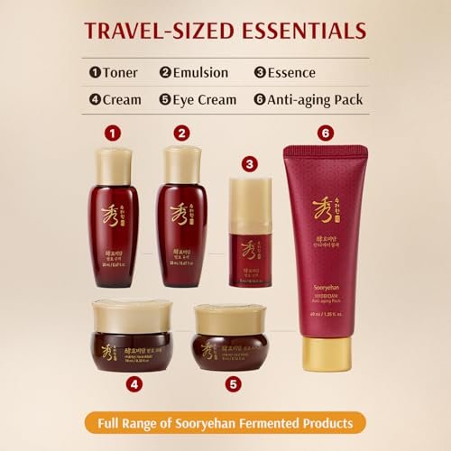 Sooryehan Wild Ginseng Hydrating Anti-Aging Korean Skincare Set | Firming & Moisture - Image 5