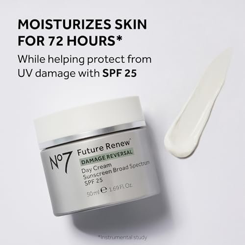No7 Anti-Aging Skincare Set: Damage Reversal Serum, Day & Night Creams SPF25 - Image 3