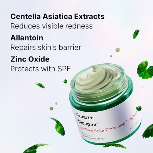 Dr.Jart+ Cicapair Color Correcting Cream SPF 30 - Redness Relief Korean Skincare - Image 5