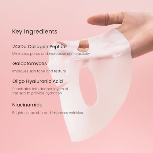 Here's an optimized version:
Korean Collagen Night Mask: Hydrating Hydrogel Pore Minimizer & Skin Plumper - Image 5